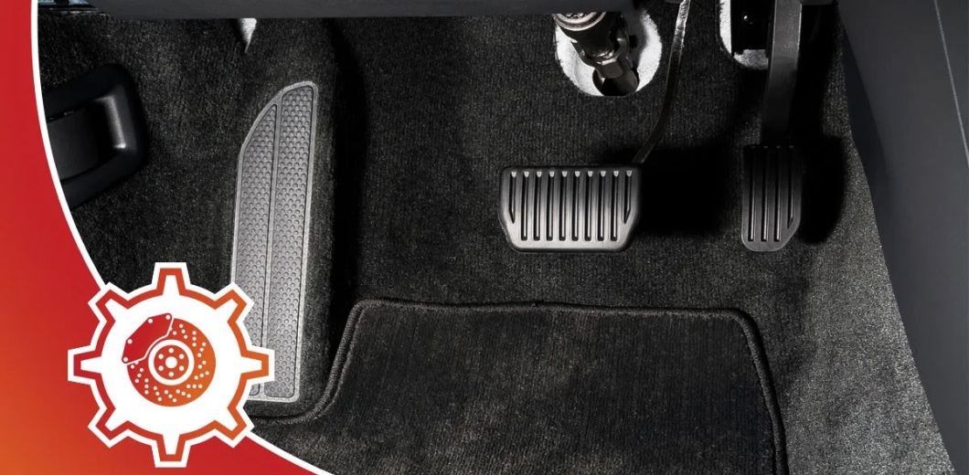 photo of car pedals