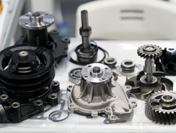 photo of water pump parts