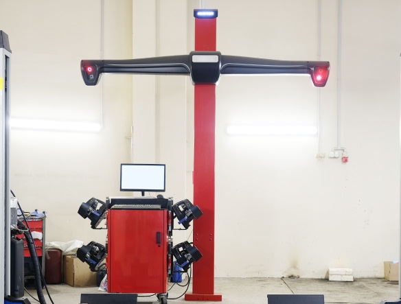 hunter elite wheel alignment machine